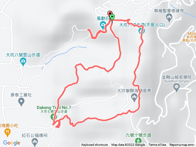 大坑6-8步道套餐1小時