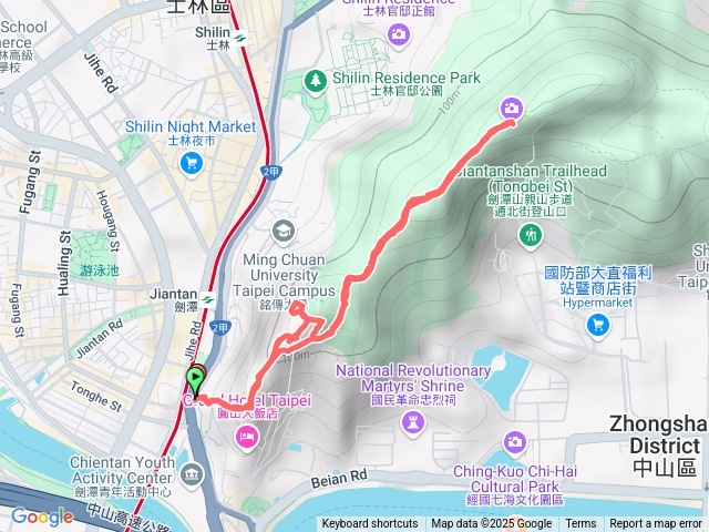 20250201教會弟兄劍潭山步道健走