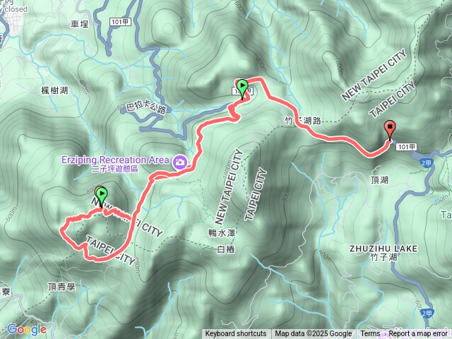二子坪～面天山～向天山