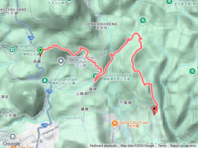絹絲瀑布步道、竹篙山接內寮古道預覽圖