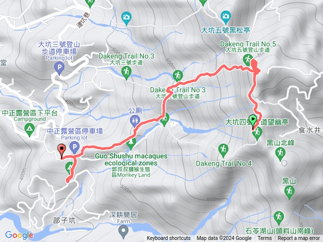 大坑四號步道上，三號下