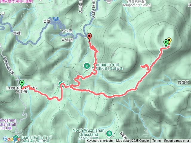 冷水坑.擎天崗.磺嘴山.翠翠谷.魚路古道預覽圖