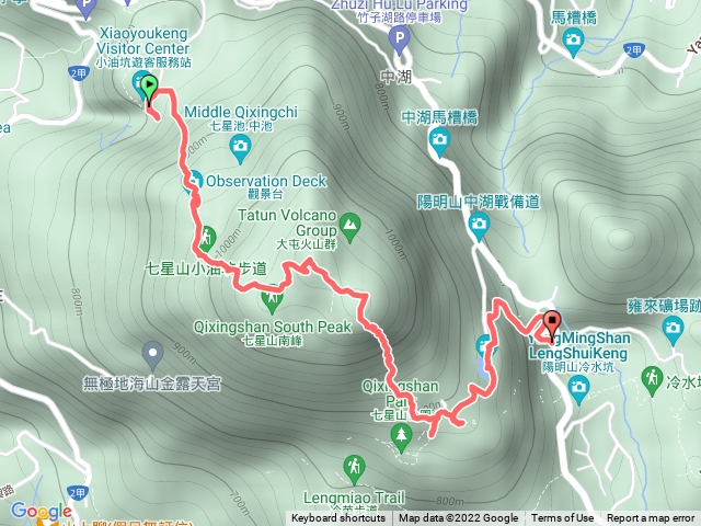 七星山（小油坑-主東-夢幻湖-冷水坑）