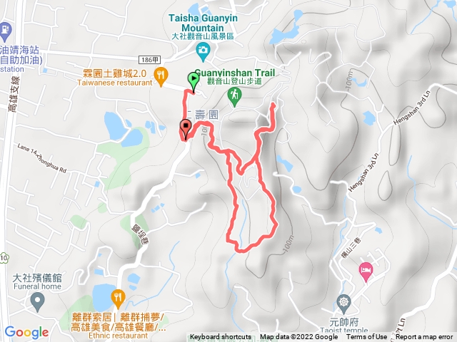高雄大社觀音山風景區登山