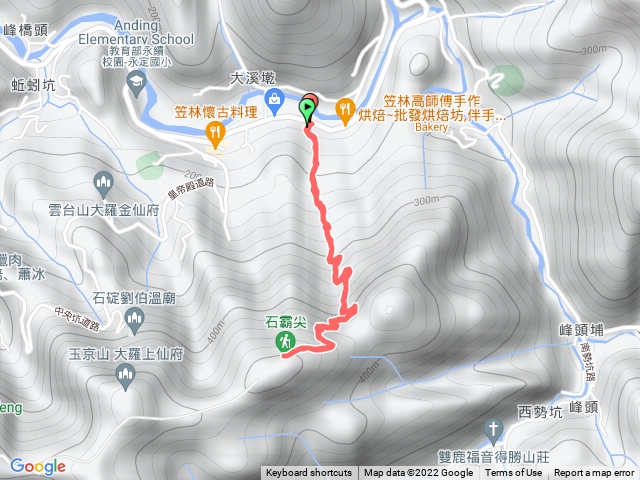皇帝殿北峰 霸尖山
