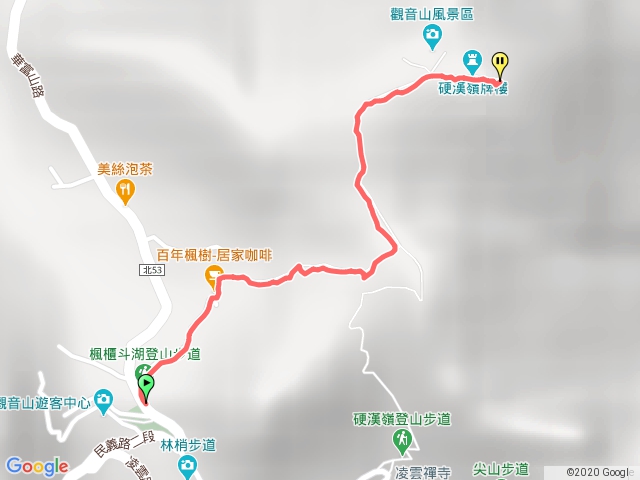 觀音山硬漢嶺上山