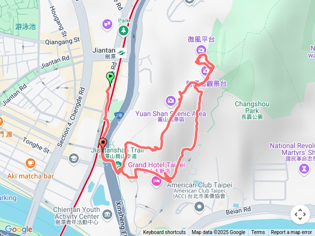 第一次登山健行-劍潭山步道