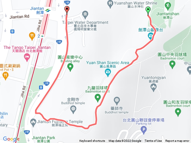 小百岳集起來劍潭山親山步道202207291927