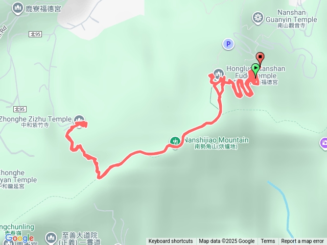 烘爐地-南勢角山-中和紫竹寺預覽圖