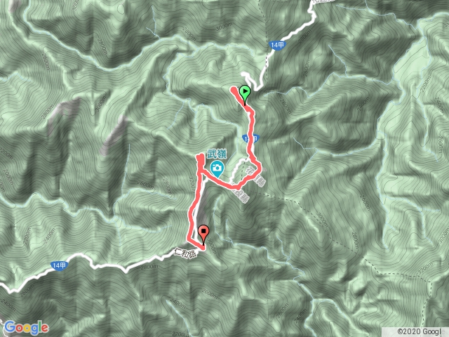 石門山北峰-石門山-合歡尖山-合歡東峰-合歡主峰-合歡南峰