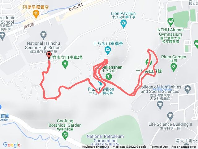 十八尖山主峰、十八尖山東峰