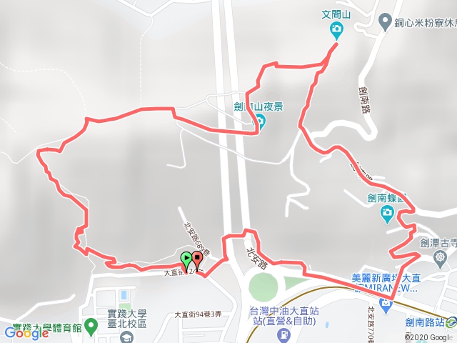 雞南山自然步道、文間山