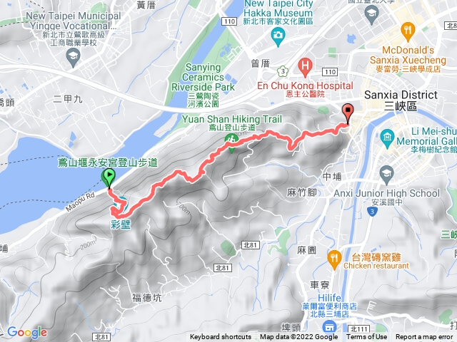 永安宮彩壁鳶山三峽老街