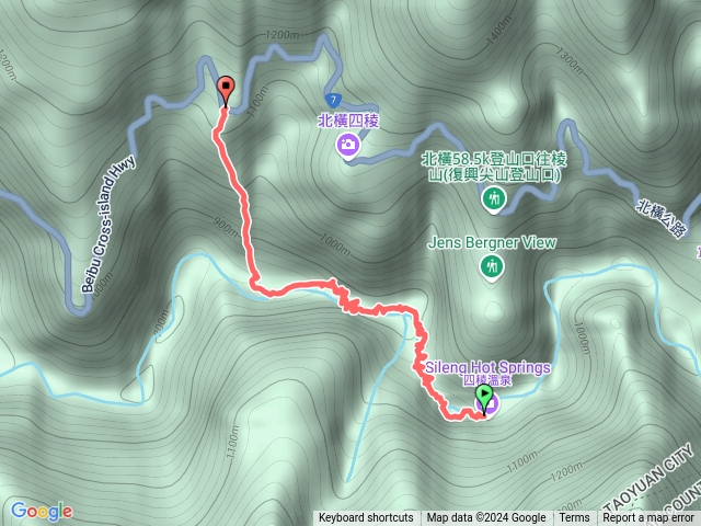 2024/9/8四稜溫泉下溯鐵柵瀑布