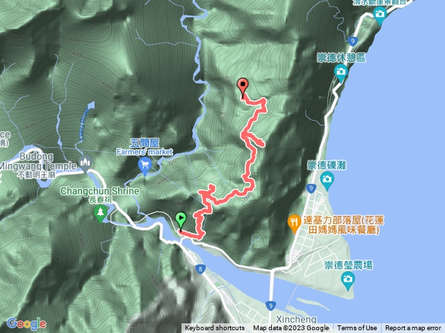 得卡倫步道、大禮教堂、立霧山