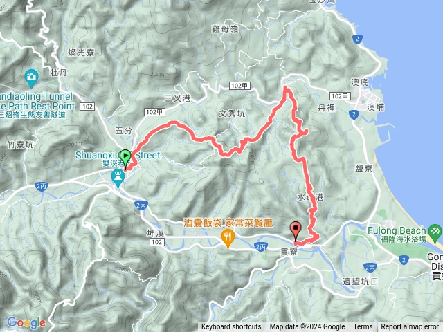 雙貢縱走九份坑山等山峯預覽圖