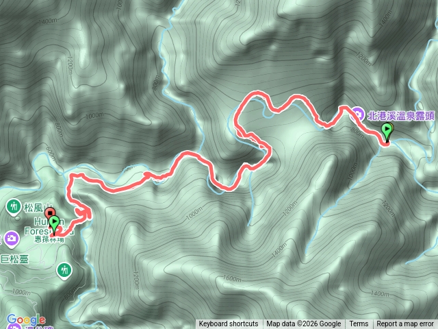 北港溪峽谷步道