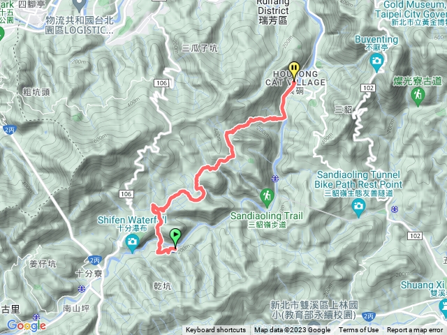 大華車站縱走柴寮古道到猴硐車站