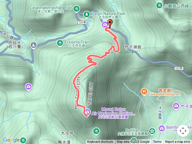 大屯山夜爬