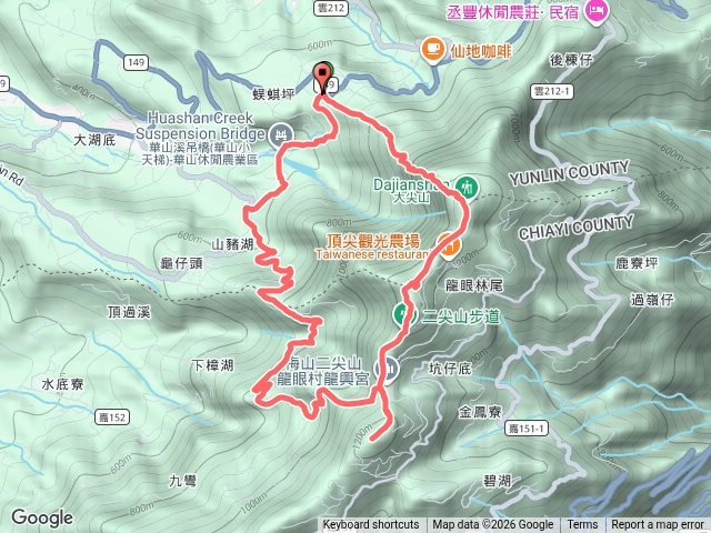 10-5步道上大尖山、二尖山、馬鞍山O繞預覽圖