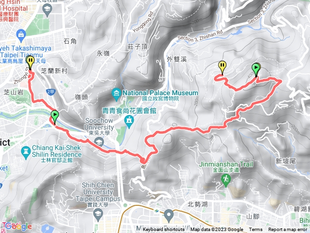 大崙尾山登山步道