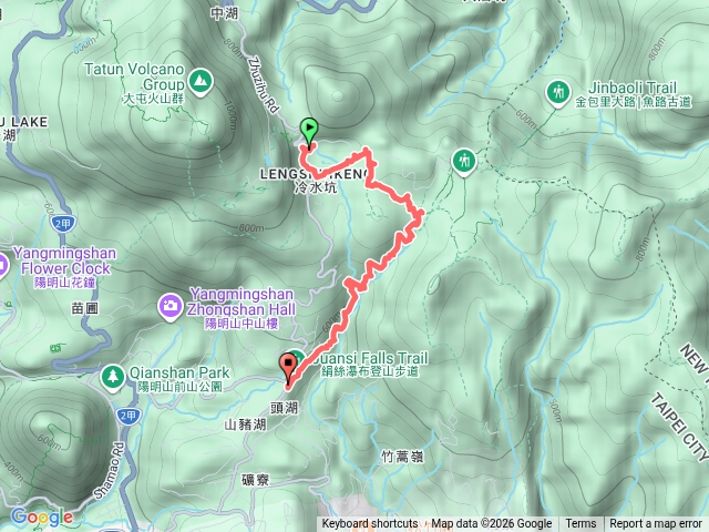 冷水坑＞雞心崙＞絹絲瀑布預覽圖