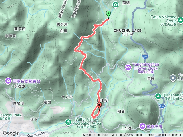 竹子湖.清楓步道.頂湖山.無尾崙.十八份古圳預覽圖