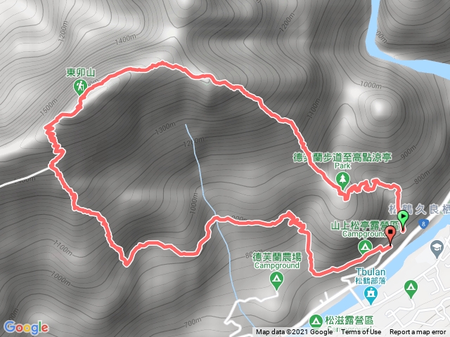 東卯山東南稜