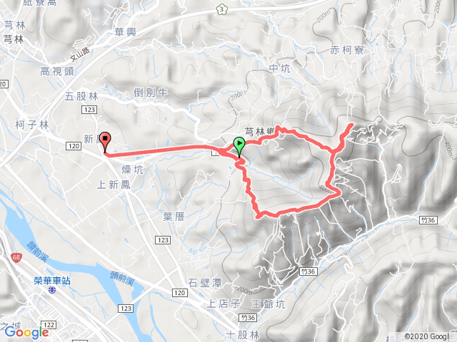 飛鳳山-觀日坪古道O型