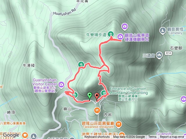 2026新北八里 楓櫃斗湖步道、硬漢嶺步道、林梢步道.gpx預覽圖