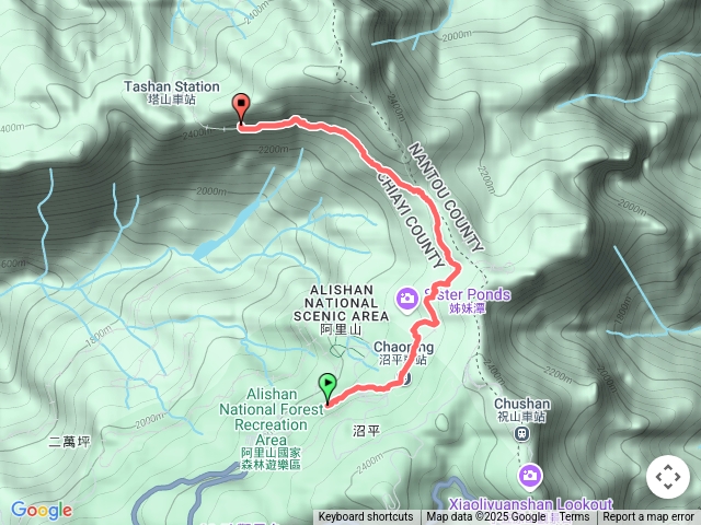 2025.05.05眠月線-1。阿里山園區-營地。