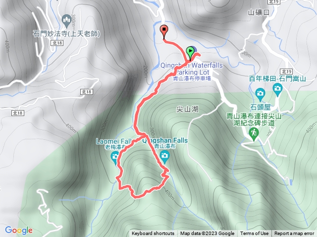 青山瀑布越嶺古道1120621