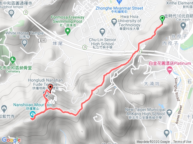 2020/11/01 小百岳南勢角山、外挖子山連走