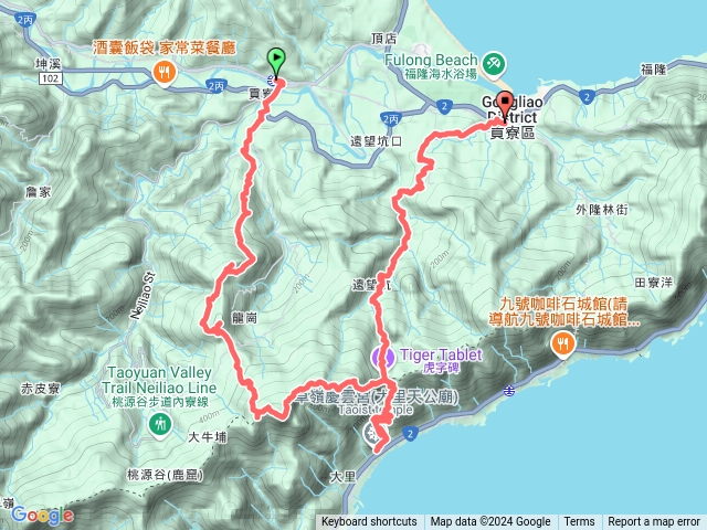 暫存 貢寮、大嶺古道、龍字碑、大石壁坑山、外打林山、龍崗山、灣坑頭山、天公廟、虎字碑、草嶺古道、福隆預覽圖