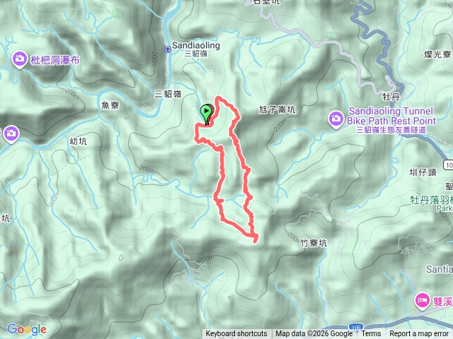 新北 瑞芳  石壁坑產道2.5K- 新路尾山腰古道 - 新路尾溪畔古道 - 新路尾山 - 頂坑山谷線新路 - 頂坑山 - 石壁坑產道2 K