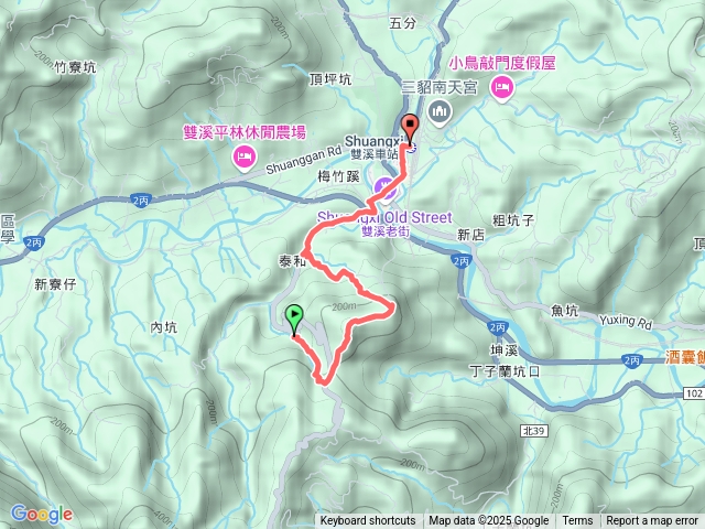 20250114雙溪-百二階古道-苕谷瀑布-蝙蝠山-泰和樓-雙溪火車站