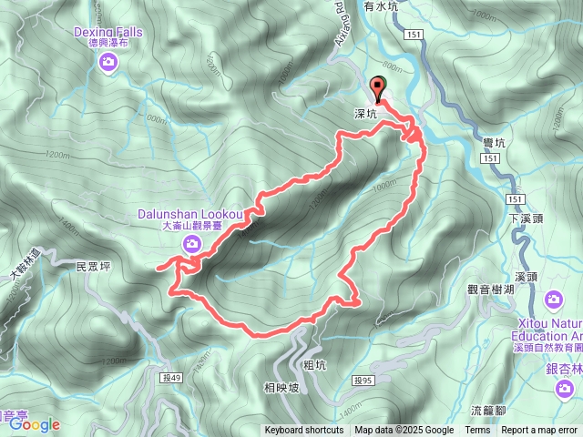 2025-2-20鶴山廟～大崙頭山～貓冬望山～民眾坪山～樟空倫山～志騰山～竹倫山～鶴山廟預覽圖