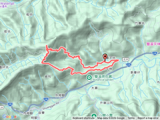 雙溪  后番子坑   武山煤礦遺址-后番子坑山-鐵橋-內平林山-平湖東步道-平林山-上林山-東內平林山O形