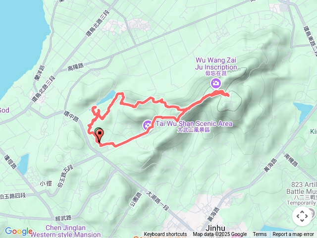 植物園→擎天水庫→南風隙