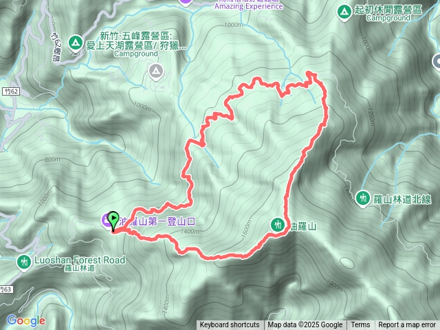油羅山一進三出大O路線