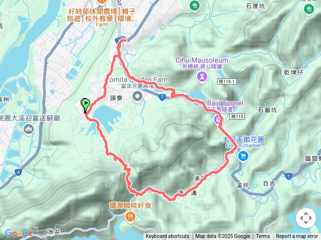 大艽芎古道-湳仔溝步道-舊百吉隧道-頭寮生態步道