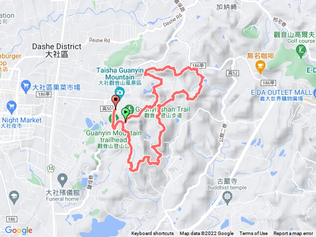 大社觀音山連峰