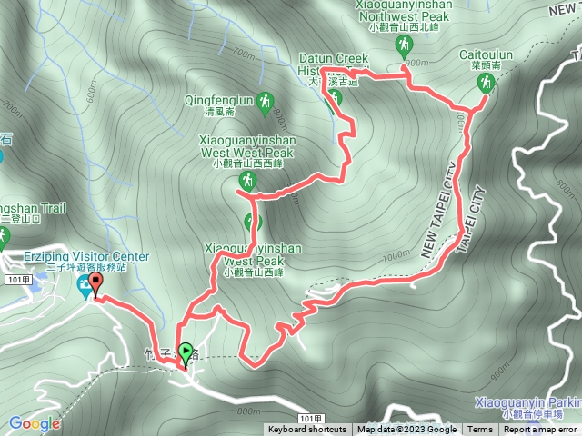 小觀音山大小ｏ混形縱走3版