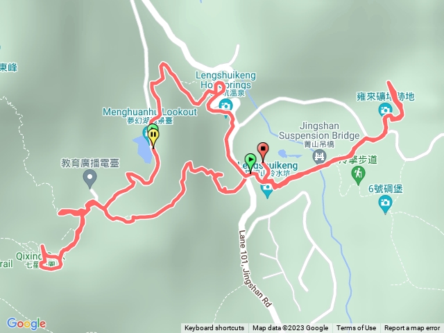 七星公園夢幻湖環型