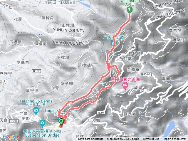 雲嘉五連峰