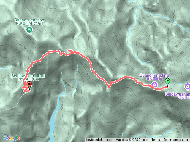 2025.01.26  北大武山 D3：檜谷山莊→新登山口預覽圖