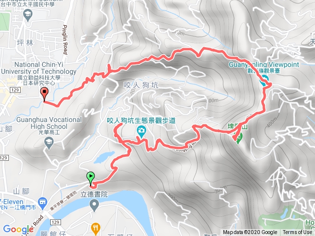 咬人狗坑+老鼠崎登山步道(三汀山)