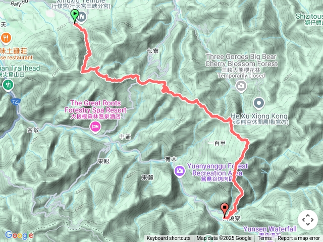 三峽動物縱走九連峰