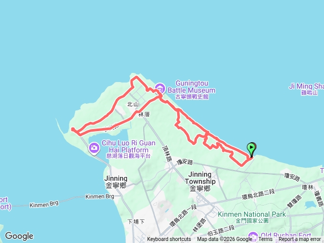 嚨口→雙鯉湖→湖下一營區