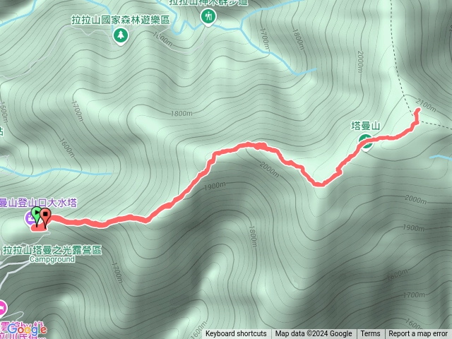 塔曼山步道預覽圖